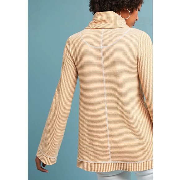 MAEVE Tai Cowl Neck Stripe Sweater - Picture 4 of 7